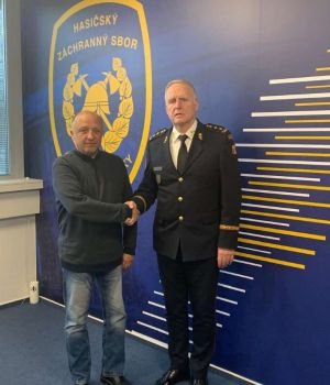 MEETING IN PRAGUE WITH THE DIRECTOR GENERAL OF THE FIRE AND RESCUE SERVICE OF THE CZECH REPUBLIC