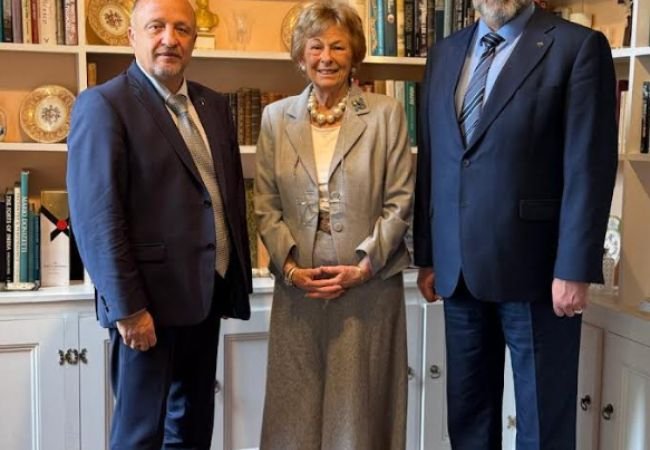 IN THE UK, ACADEMY REPRESENTATIVES MET WITH POLITICIAN LADY OLGA MAITLAND